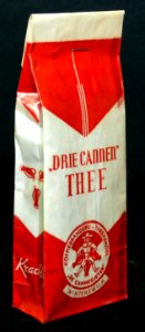 Drie Canen thee pakje