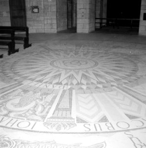Dormition abdijkerk, vloermozaïek, Bestanddeelnr 255-2323