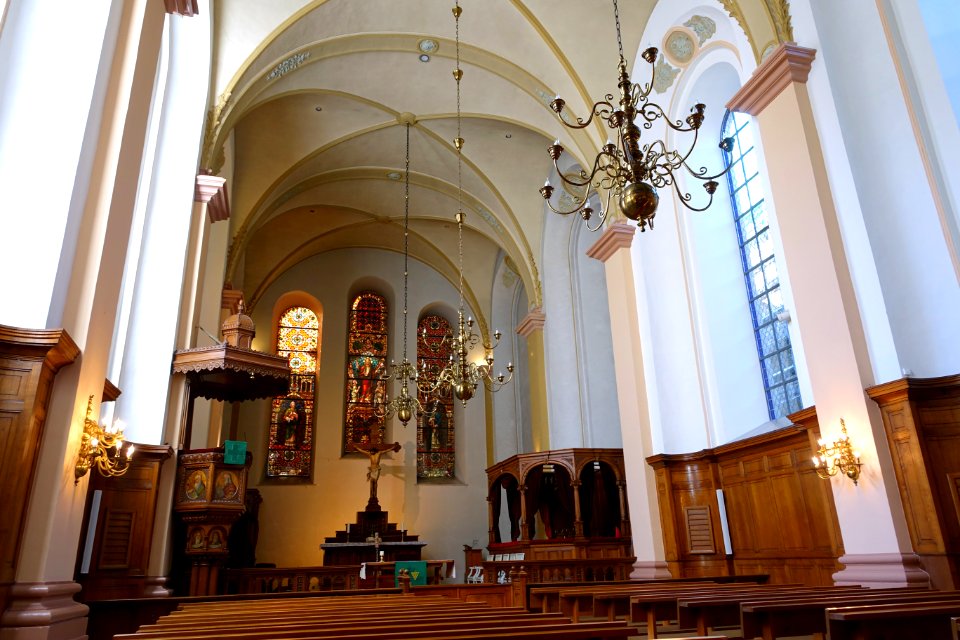 Dreifaltigkeitskirche interior - Luxembourg City - DSC05980