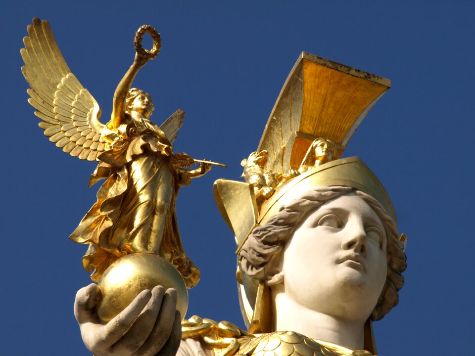 Pallas athene fountain theopil hansen