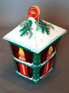 Droste papieren kerstlicht