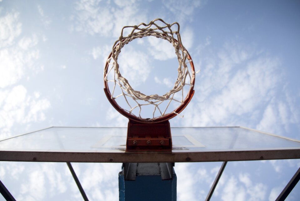 Free image playing blue basketball