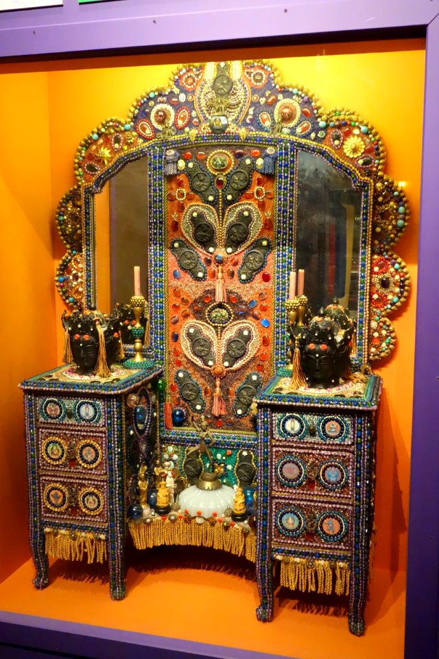 Dresser customized by Lois Anderson, 1972, view 1 - Oakland Museum of California - DSC05231