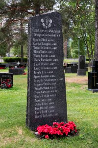 Drowning memorial Oulunsalo Cemetery Oulu 20180629