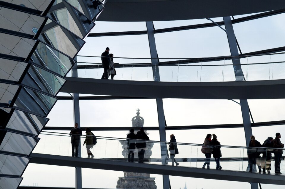 Silhouette architecture building