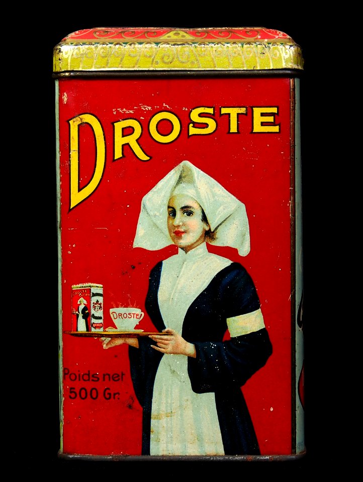 Droste Cacao Alcalinise blikje, foto2