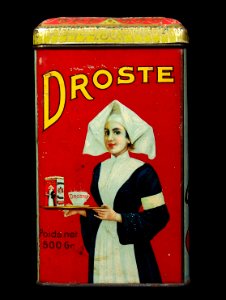 Droste Cacao Alcalinise blikje, foto2
