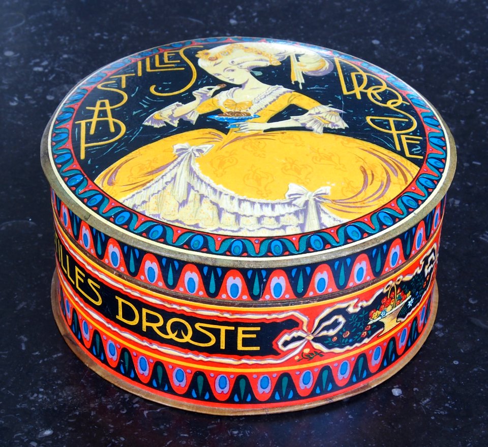 Droste Pastilles cardboard box pic1