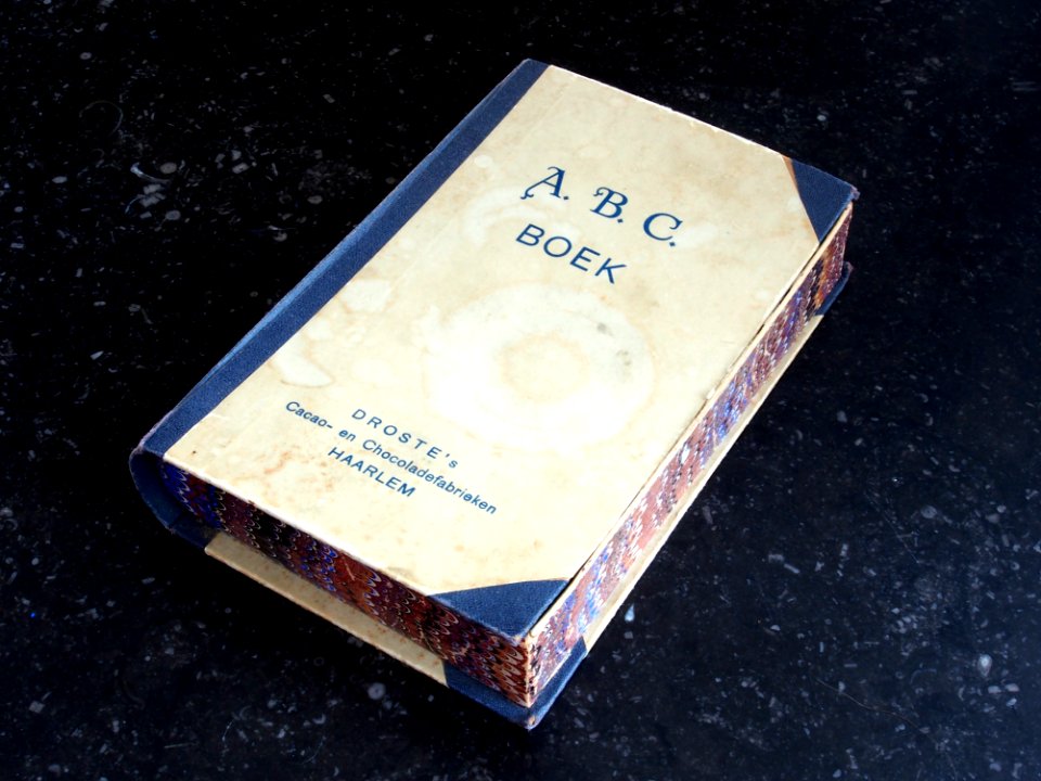 Droste chocolade doosjes in boekvorm ABC boek, foto2