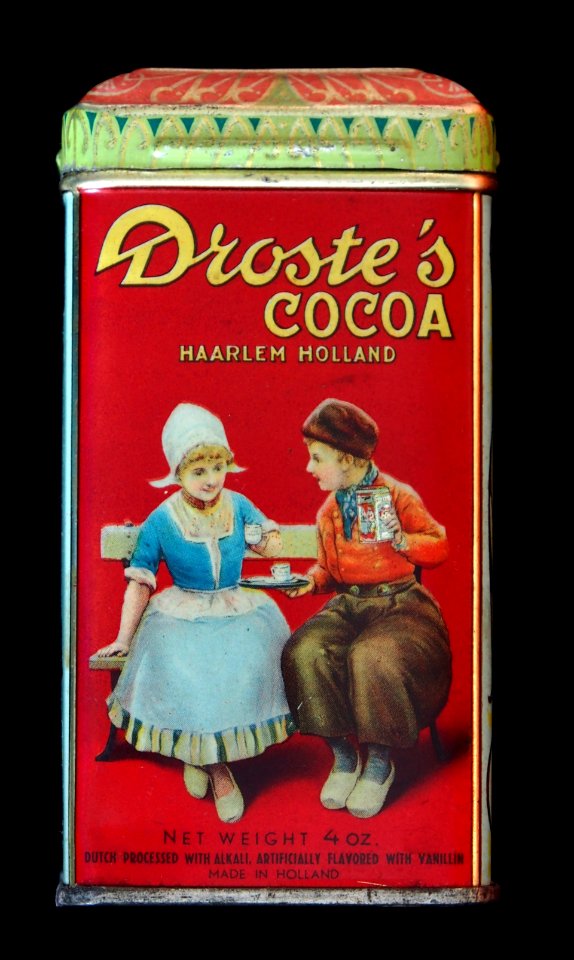 Droste cacao 4oz blikje, foto 2