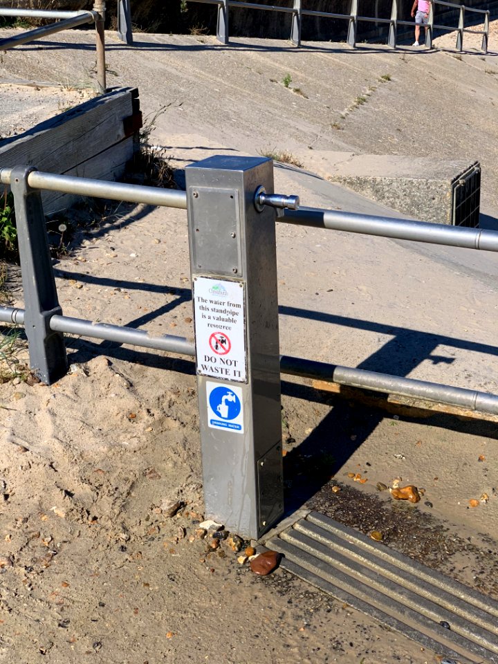 Drinking Fountain 1 - Friars Cliff Promenade, Dorset, UK