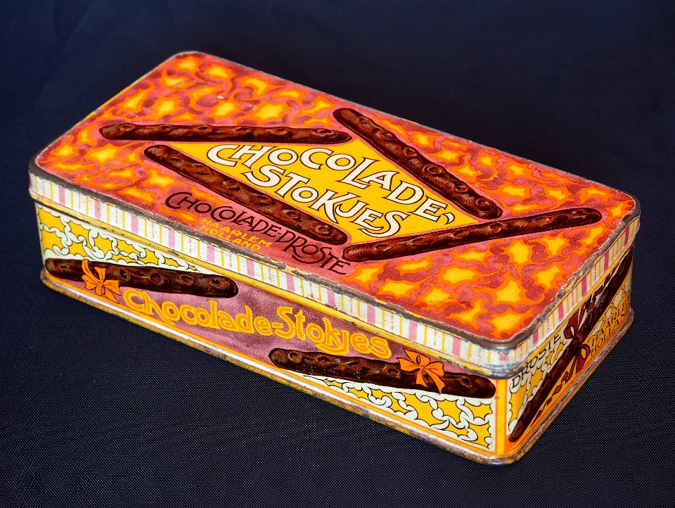 Droste Chocolade-stokjes blik, foto 2