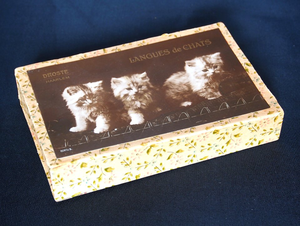 Droste Langues de Chats doos, foto2