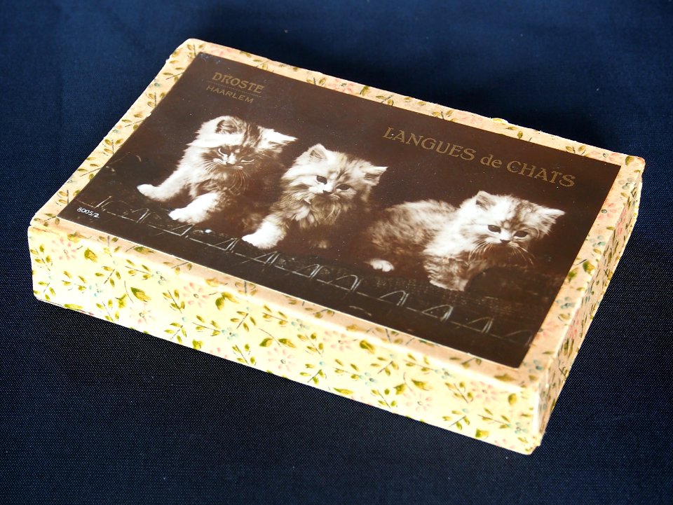 Droste Langues de Chats doos, foto1