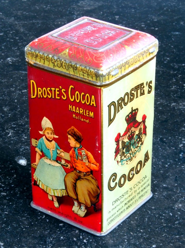 Droste Cocoa Haarlem, 8 oz blikje, foto 2