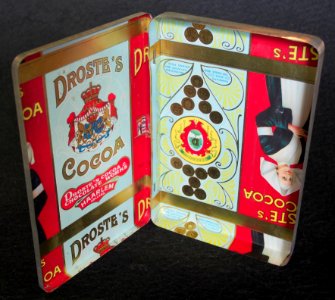 Droste Cocoa blik met afbeelding aan de binnenkant foto 2