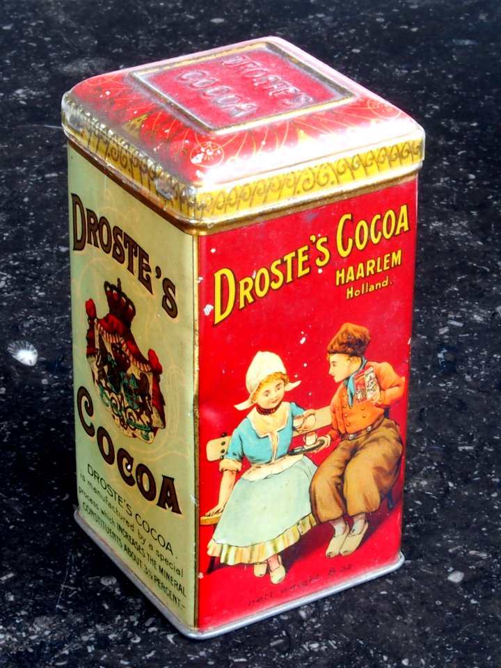 Droste Cocoa Haarlem, 8 oz blikje, foto 3