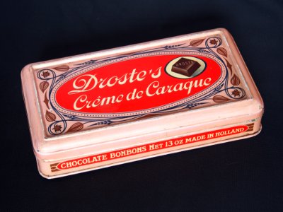 Droste Crême de Caraque blik, foto 2