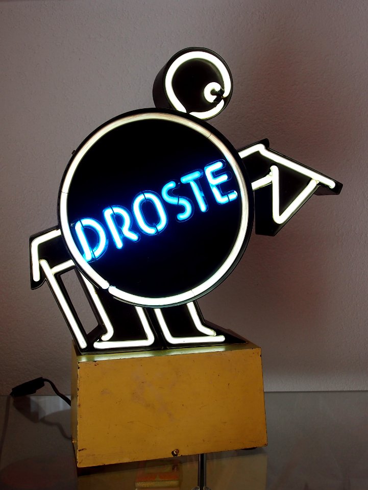 Droste mannetje lichtreclame foto 2
