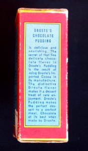Drostes Pudding chocolate flavor package photo2