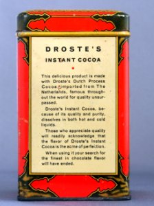 Drostes instant cocoa for Hot Chocolate packed by H Hamstra & Co, 8 ounces blikje, foto 2