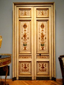 Double-leaf Doors, 1790s, Pierre Rousseau, France, oil on wood - Cleveland Museum of Art - DSC08833
