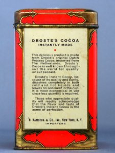 Drostes instant Cocoa packed by H Hamstra & Co, Inc 8 ounces blikje, foto 4