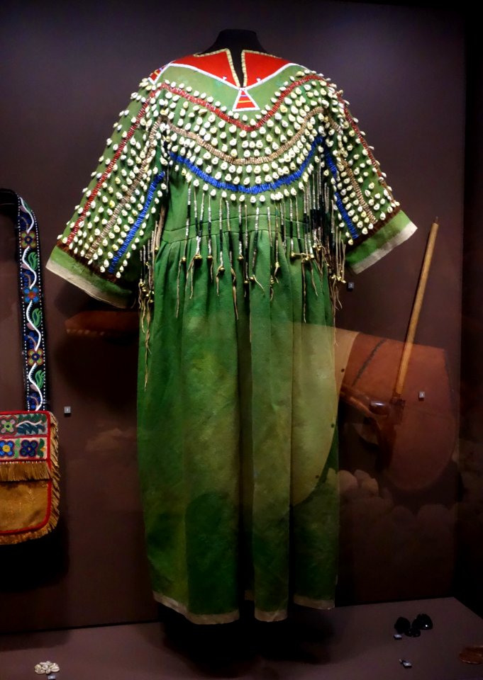 Dress, Siksika, early 1900s, view 1 - Glenbow Museum - DSC01133