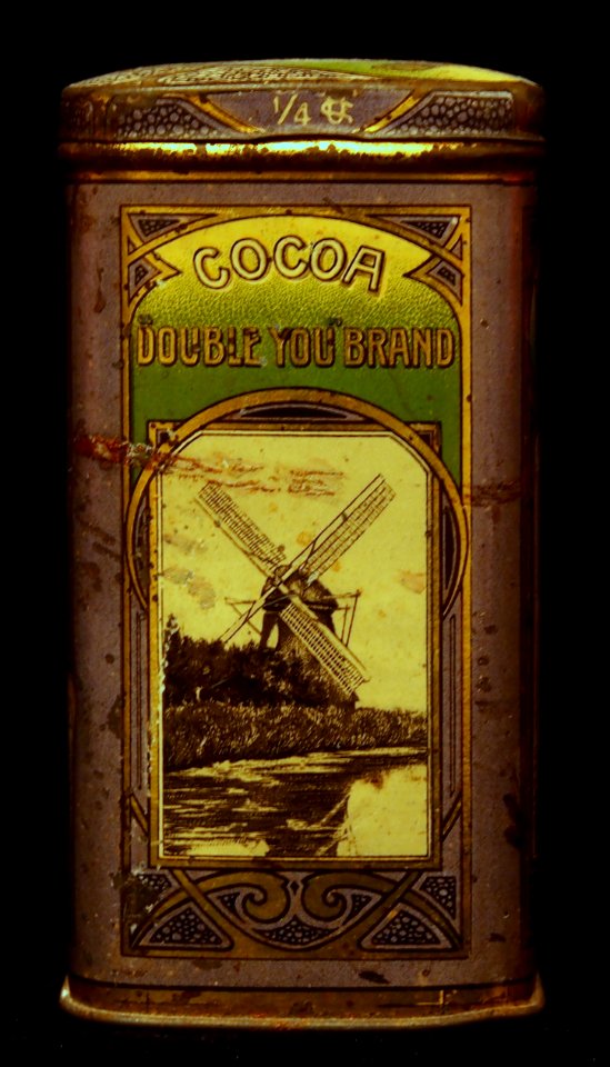 Double You brand, Dutch Cocoa 0,25lbs blik, foto 4