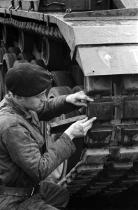 Driedaagse rijoefening voor tanks voorzien van rubbertracks, Bestanddeelnr 911-7752