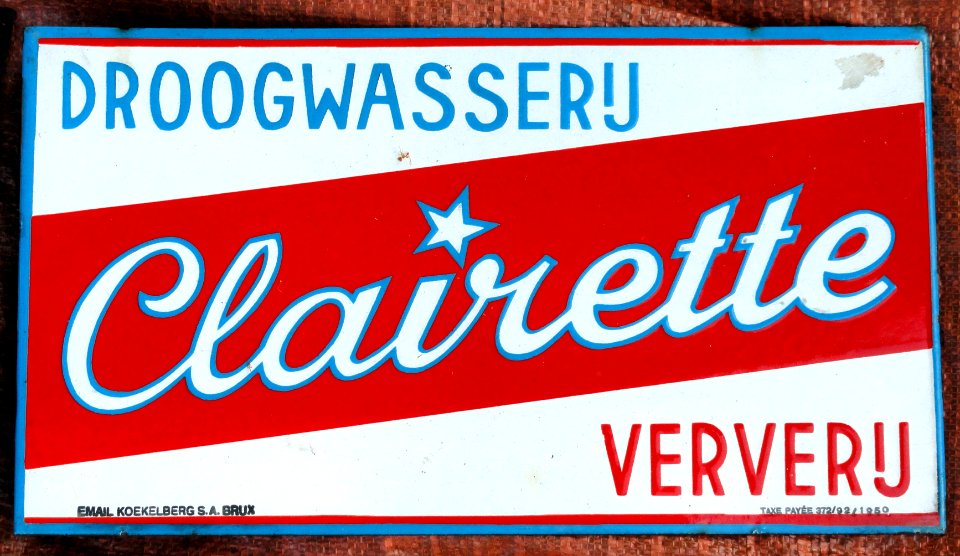 Droogwasserij Ververij Clairette