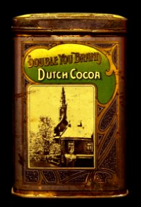 Double You brand, Dutch Cocoa 0,25lbs blik, foto 1