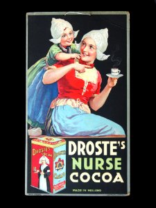 Drostes Nurse cocoa reclame schild