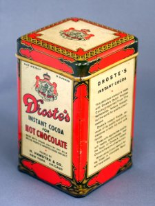 Drostes instant cocoa for Hot Chocolate packed by H Hamstra & Co, 8 ounces blikje, foto 6