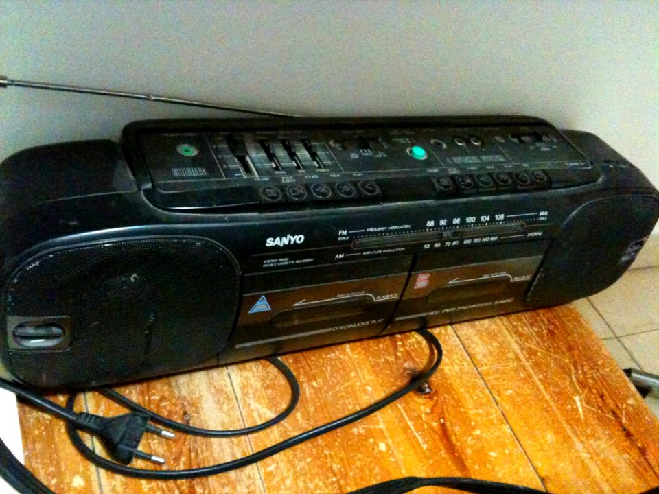 Double Cassette Tape Recorder IMG 0397
