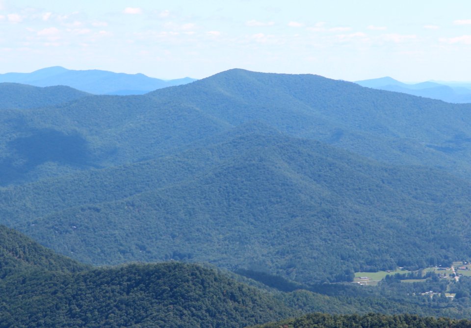 Double Spring Knob viewed from Brasstown Bald
