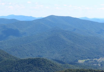 Double Spring Knob viewed from Brasstown Bald
