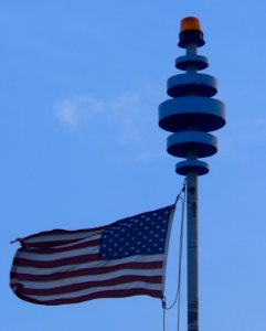 Dream Theater (Russell KS) flagpole 1