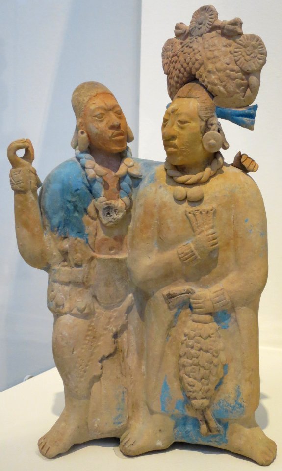 Double figure, Maya culture, Jaina Island, Honolulu Museum of Art, 4184.1