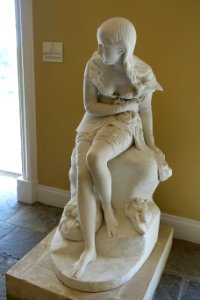 Dorothea by John Bell, 1844, marble, view 2 - Bowood House - Wiltshire, England - DSC00705