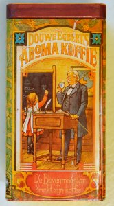 Douwe Egberts Aroma Koffie bewaar bus, pic3