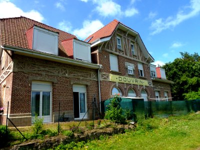 Douvrin (Pas-de-Calais, Fr) ancienne gare (02)