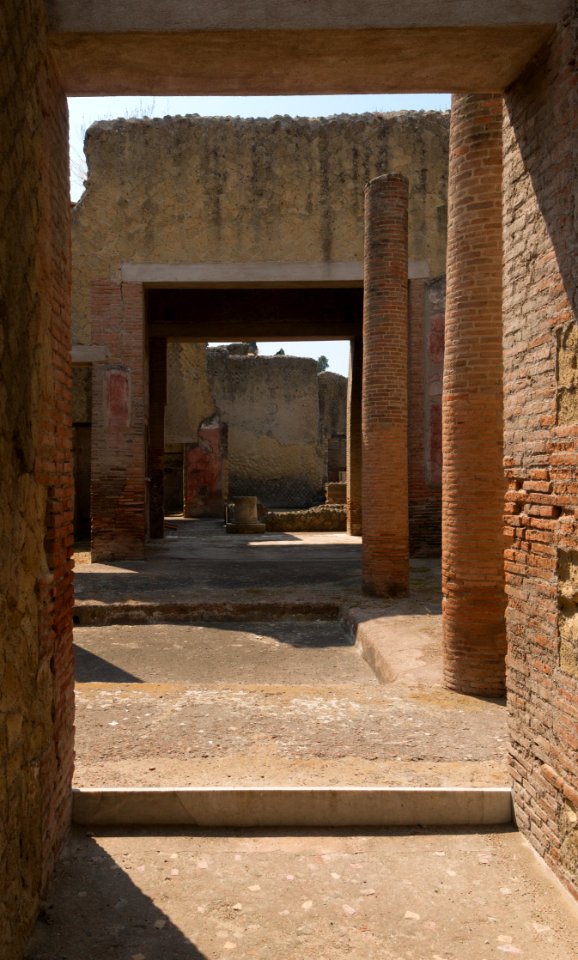 Double Atrium House perspective Herculaneum
