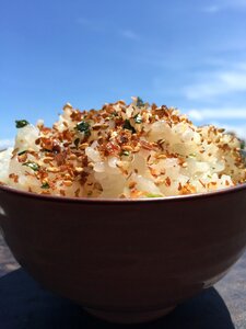 Blue sky teacup hood