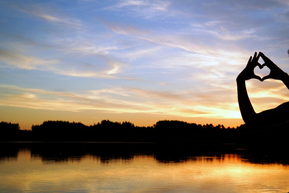 Twilight nature landscape