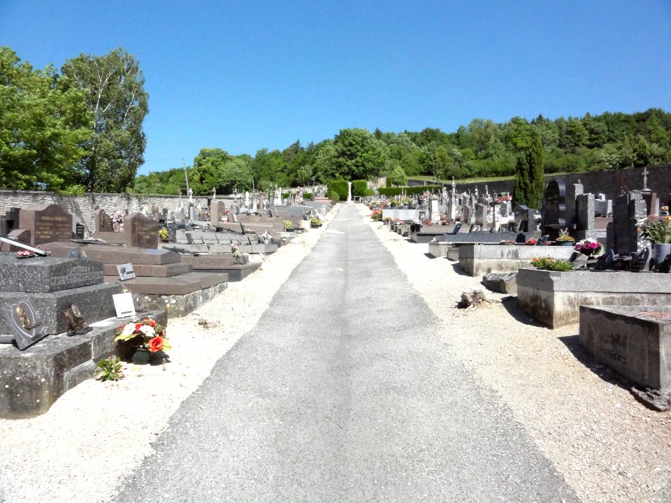Doulaincourt, cimetière, vue d'ensemble