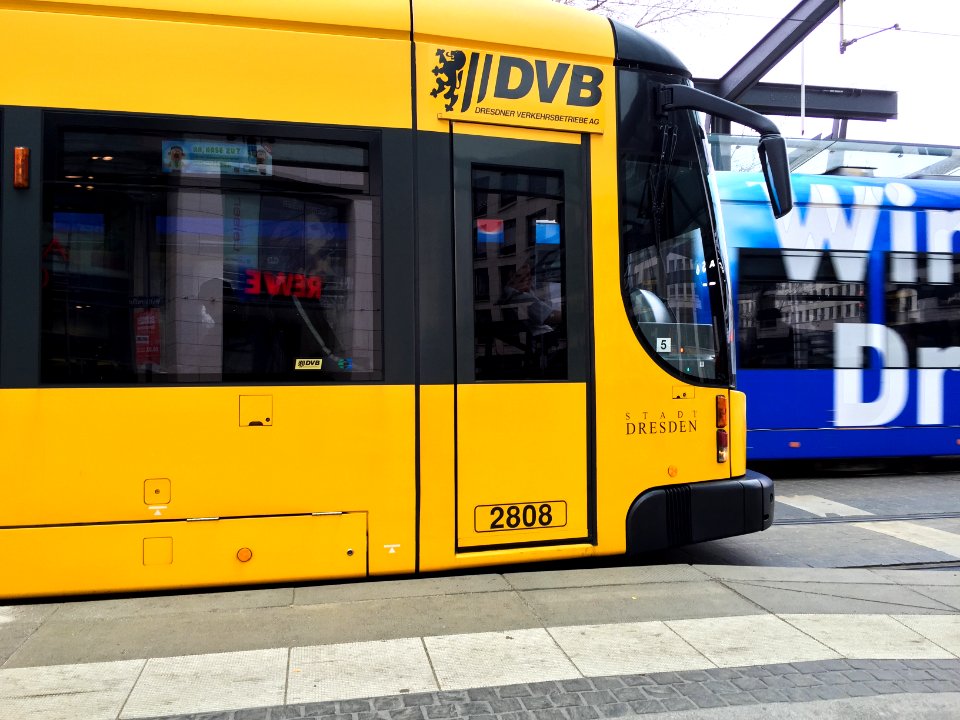 Dresden Straßenbahnwagen 2808 - Stadt Dresden