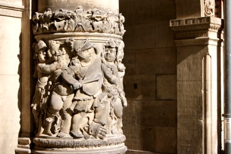 Dresden georgentor relief photo