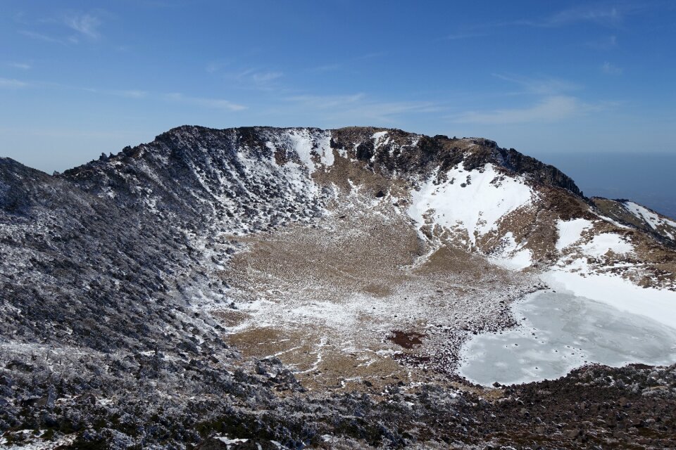Republic of korea snow landscape