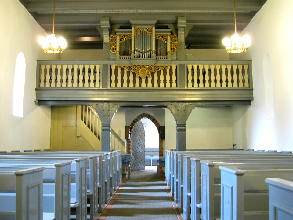 Dorfkirche Lichterfelde Orgelempore